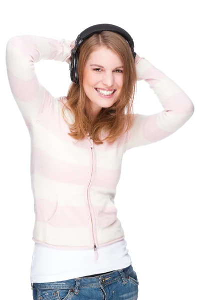 Listen to the music Royalty Free Stock Photos