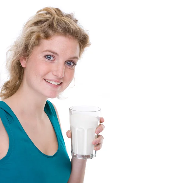 Un vaso de leche —  Fotos de Stock