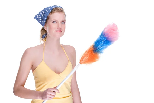 Housewife at work — Stock Photo, Image