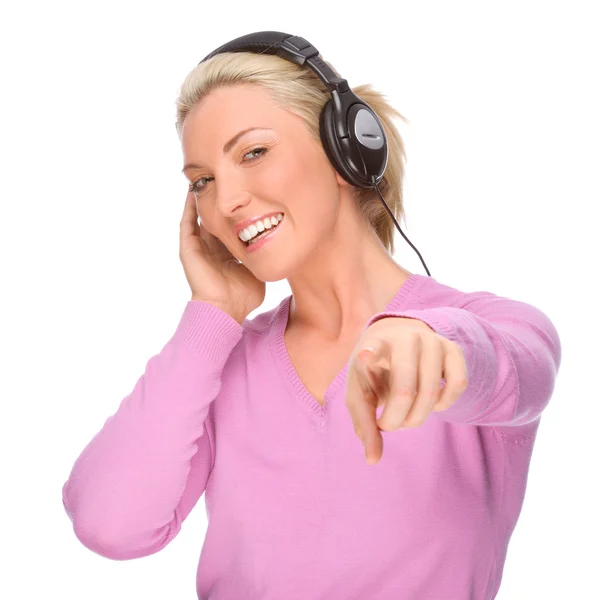 Listen to the music — Stock Photo, Image