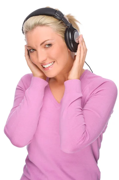 Listen to the music — Stock Photo, Image