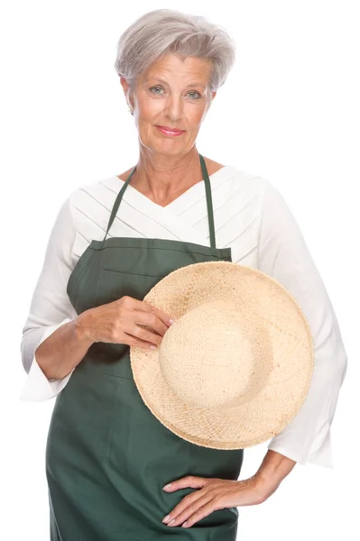 Senior gardener — Stock Photo, Image