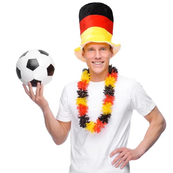 Soccer fan — Stock Photo, Image