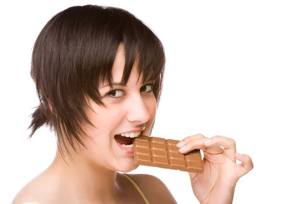 Eating sweets — Stock Photo, Image