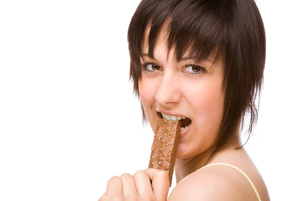 Eating sweets — Stock Photo, Image