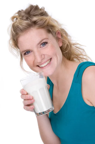 A glass of milk Stock Image