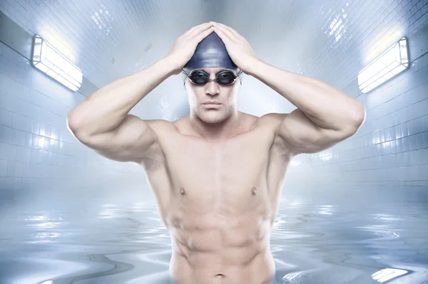 O nadador — Fotografia de Stock