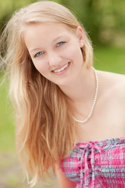 stock image Smiling young girl