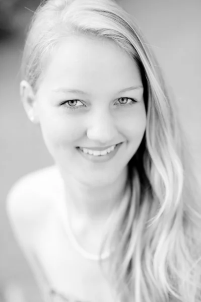 stock image Smiling young girl