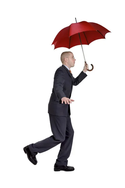 Umbrella man — Stock Photo, Image