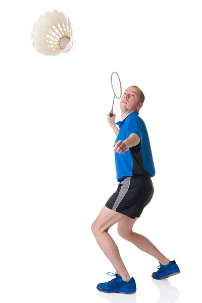 Hrát badminton — Stock fotografie