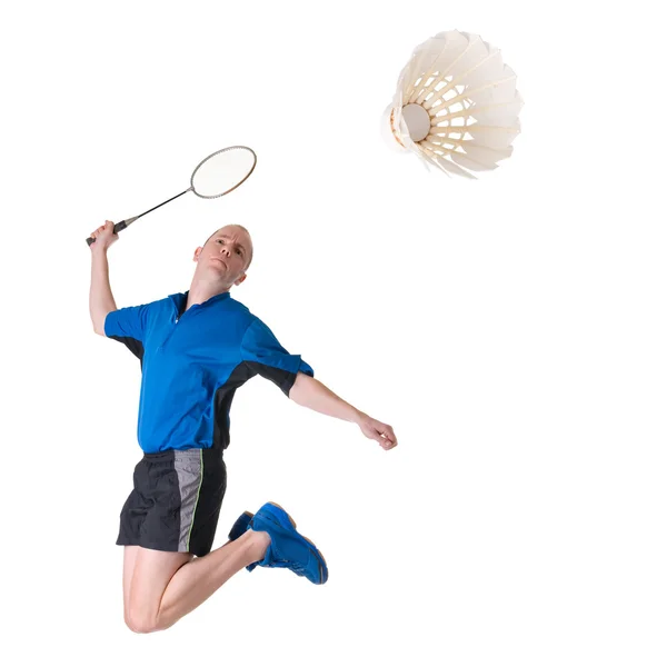 A jogar badminton — Fotografia de Stock
