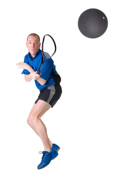 Giocare a squash — Foto Stock