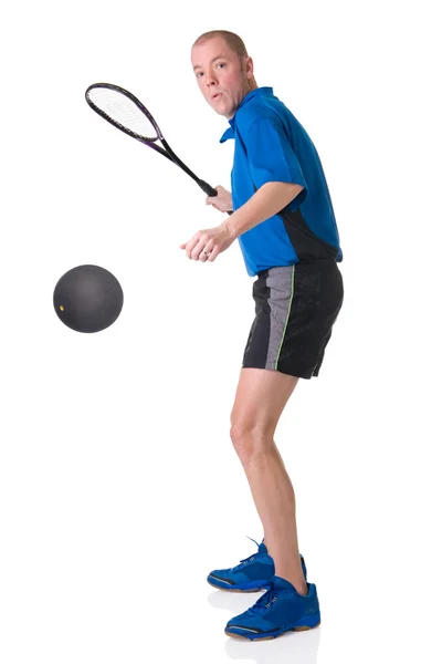 Playing squash — Stock Photo, Image