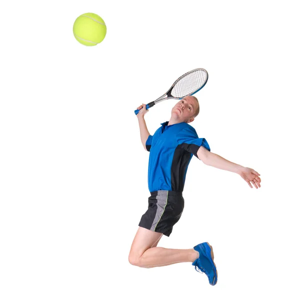 Jogando tênis — Fotografia de Stock