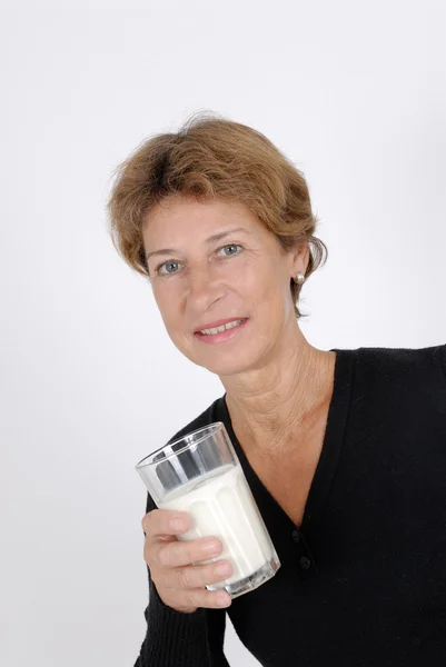 Стакан молока — стокове фото