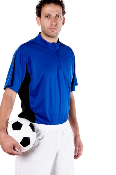 Retrato de un jugador de fútbol — Foto de Stock