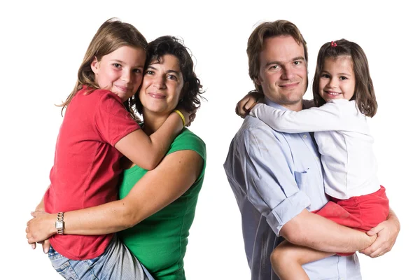 Just a happy family. — Stock Photo, Image