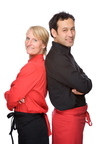 В ресторане
