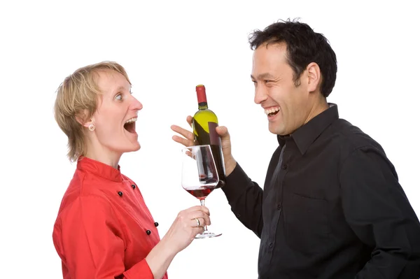 The sommelier — Stock Photo, Image