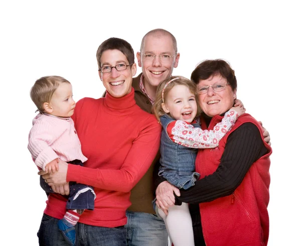 The whole family — Stock Photo, Image