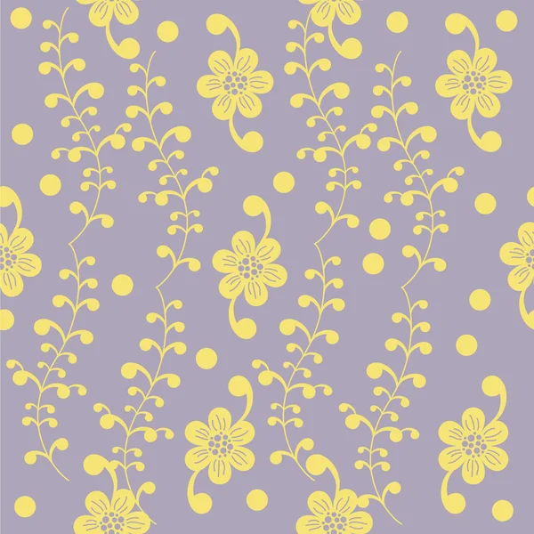 Simpl floral pattern — Stock Vector