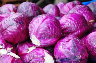 Purple cabbage clipart