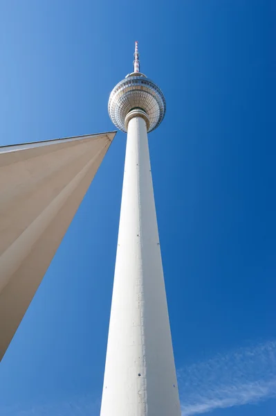 Berlin - Alexanderplatz - Fernsehturm — Stock Photo, Image