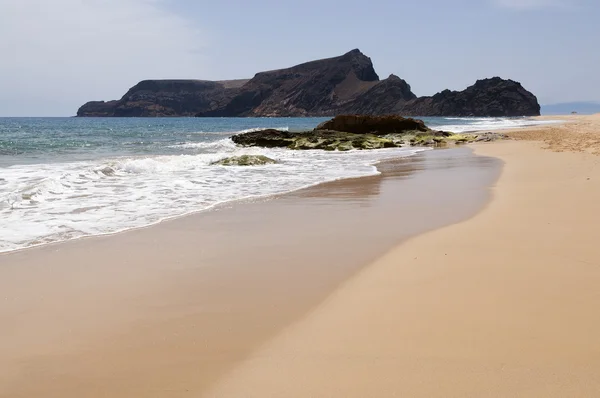 stock image Beach on Porto Santo island, Portugal