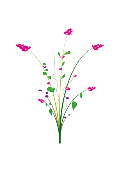 Bouquet of pink flower — Stock Vector
