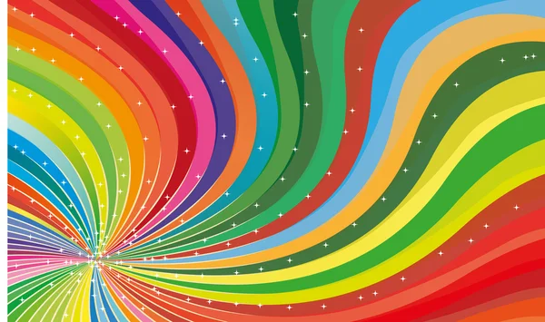 Colorful rainbow card — Stock Vector