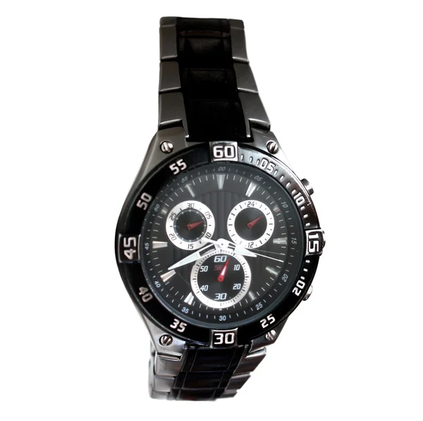 Armbanduhr auf weißem Hintergrund — Stockfoto