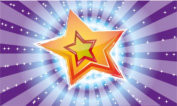 Magic star — Stockový vektor