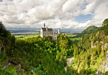 Castle neuschwanstein Dağları