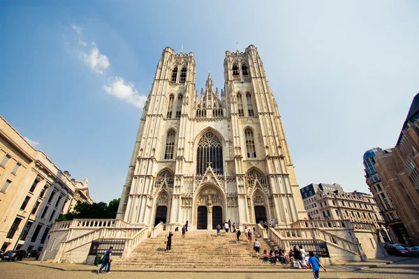 stock image Cathedral in Brussels