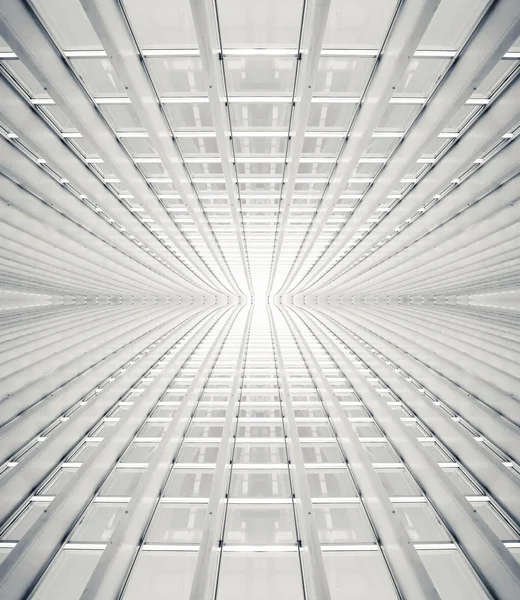 Abstrakt interiör bakgrund av betong och stål struktur — Stockfoto