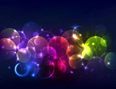 Sparkly de-focused background clipart