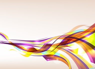 Abstract Colorful Background Flow clipart