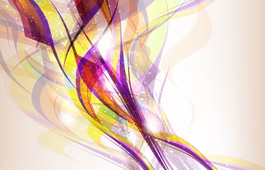 Abstract colorful background flow clipart