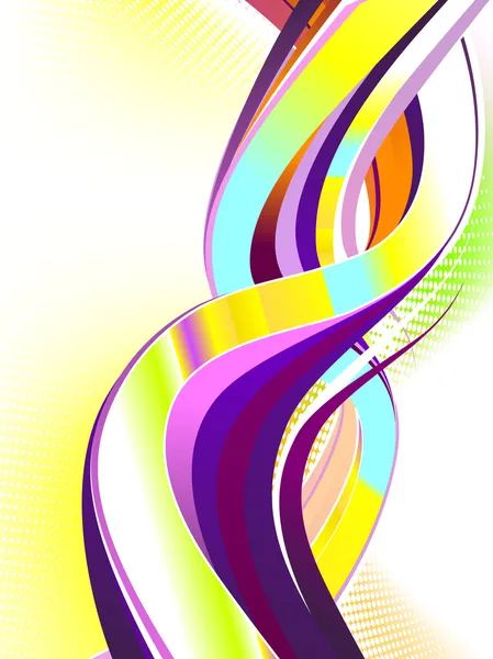 Abstraktní barevné spirála — Stockový vektor