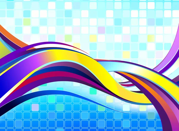 Abstract Colorful Wave — Stock Vector