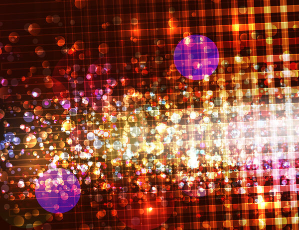 Sparkly Blurred Abstract Background