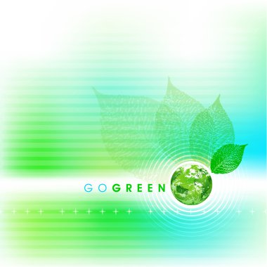 Go Green Background clipart