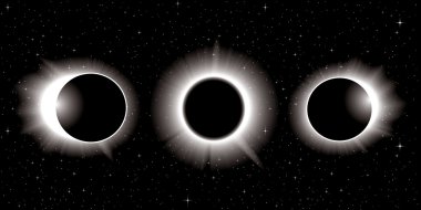 solar eclipse illustration clipart