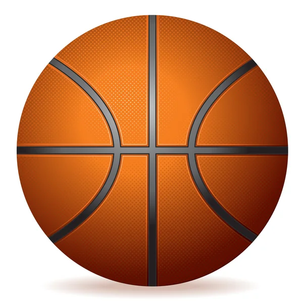 Realistic Basketball — Stock Vector