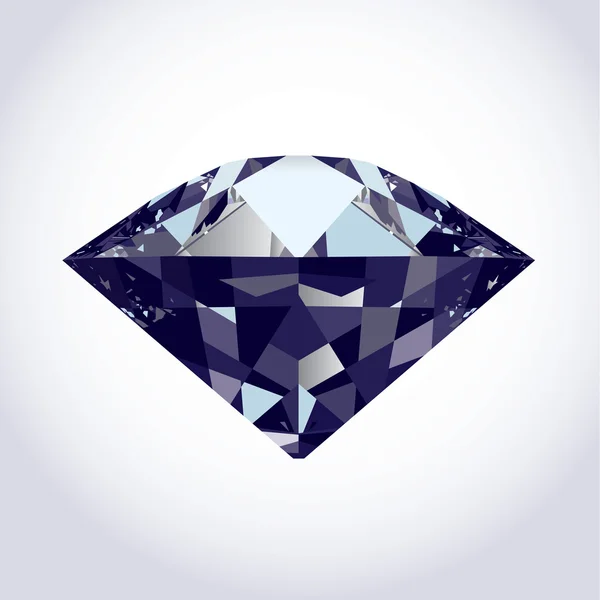 Brillanter Diamant — Stockvektor