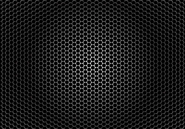 Closeup alto-falante grille textura — Vetor de Stock