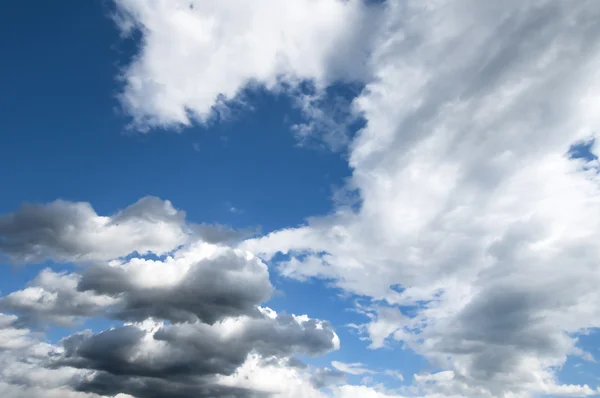 Bright Blue Sky with Clouds — Stock Photo, Image