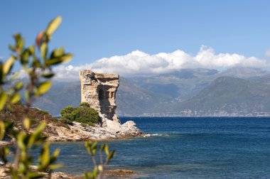 Genoese tower, Corsica clipart