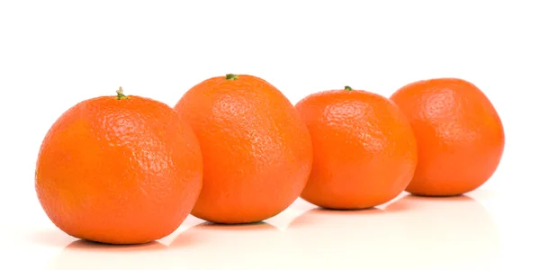Cuatro mandarinas — Foto de Stock